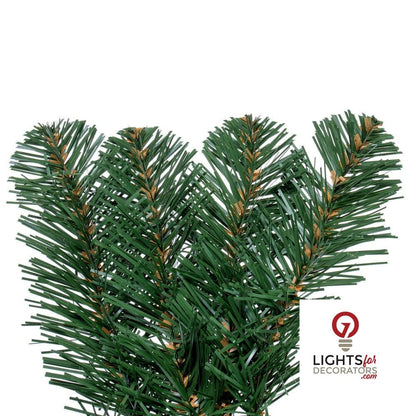 9' x 12" Unlit Deluxe Sequoia Fir Garland — alternate view