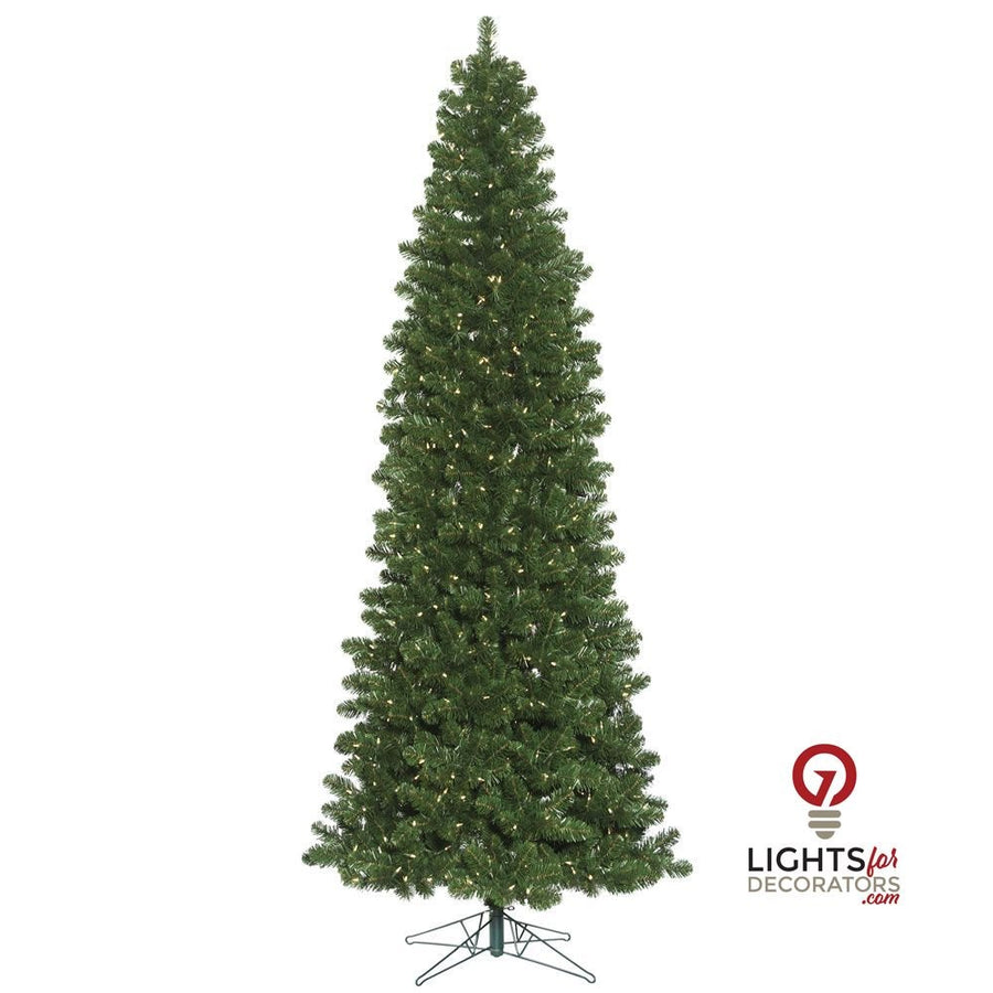 12'x 55" Oregon Slim Christmas Tree - 1,400 Warm White Lights 12' x 55"- Warm White