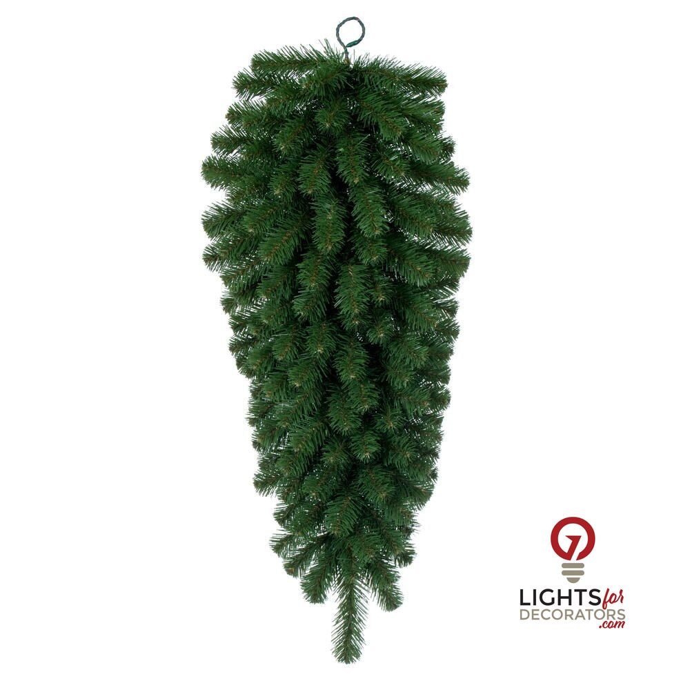 36" Unlit Dense Forest Pine Teardrop