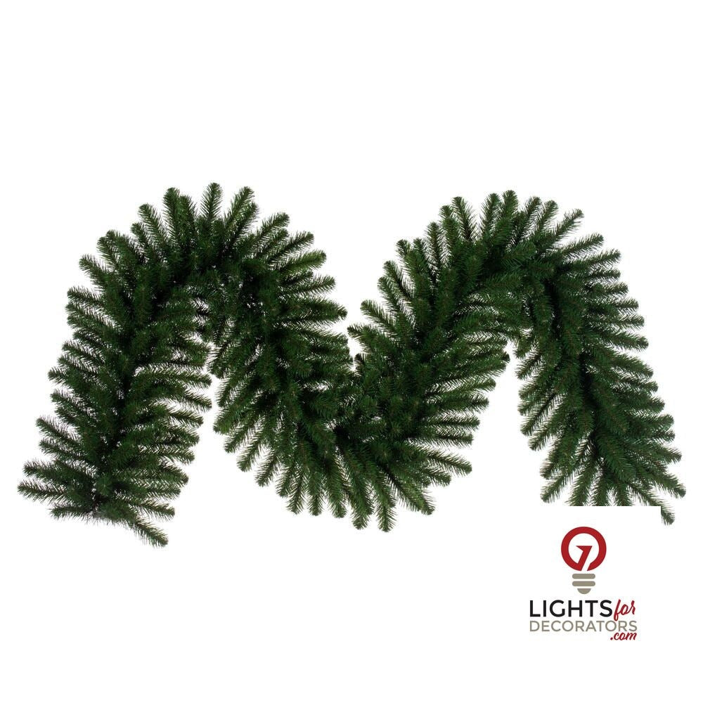 9' x 18" Unlit Dense Forest Pine Garland
