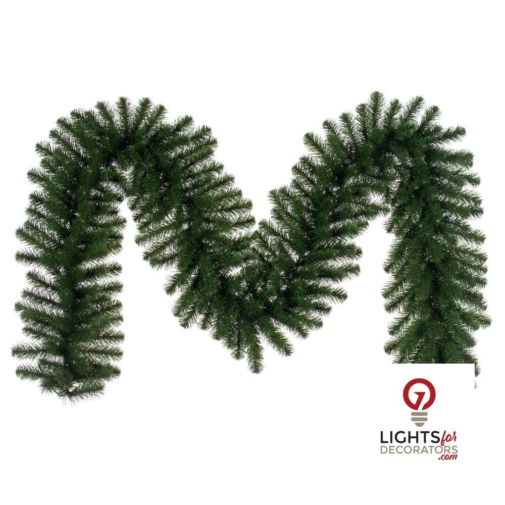 9' x 14" Unlit Dense Forest Pine Garland