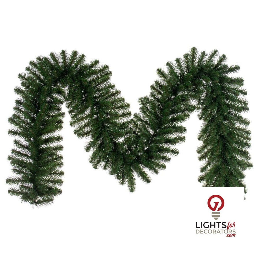 9' x 14" Unlit Dense Forest Pine Garland 9'- 14"- Unlit