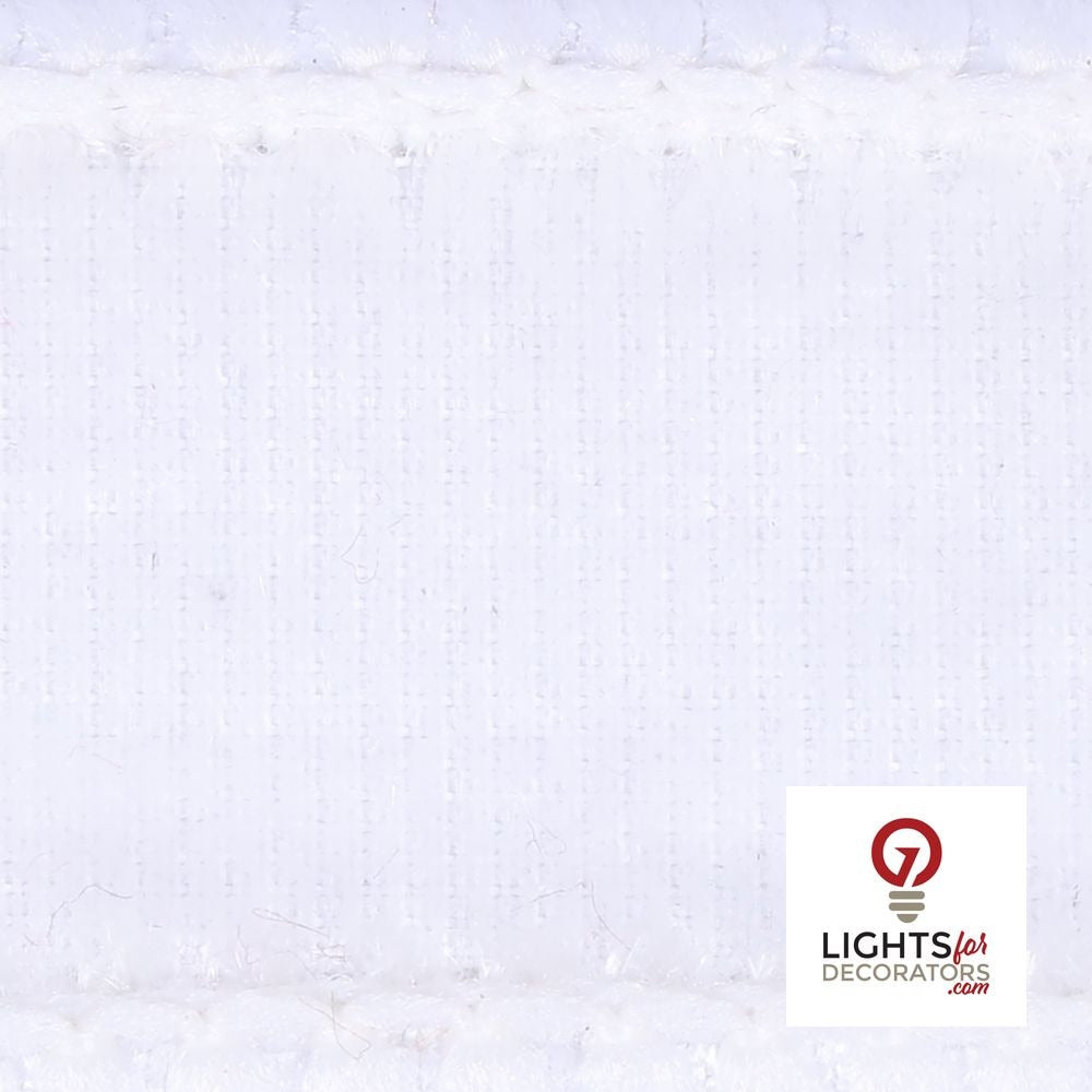 1" Ribbon - Velvet Dupion - 10 Yard Roll - White — alternate view