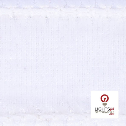 1" Ribbon - Velvet Dupion - 10 Yard Roll - White — alternate view