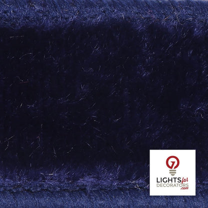 1" Ribbon - Velvet Dupion - 10 Yard Roll - Midnight Blue — alternate view