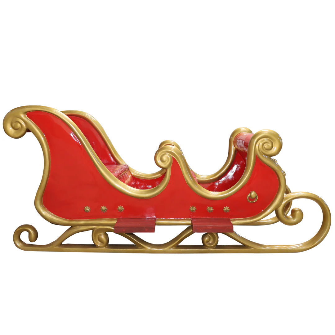 10 Foot Santa Sleigh 4 Seater Resin Display — view 3