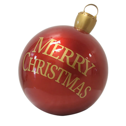 210" Ornament Resin Display - With Merry Christmas - Red Red- Merry Christmas — view 1