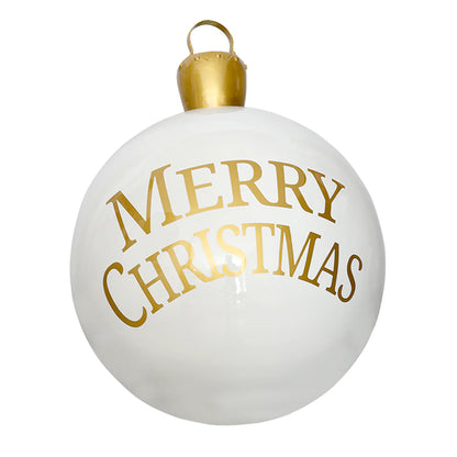 210" Ornament Resin Display - With Merry Christmas - White White- Merry Christmas — view 1