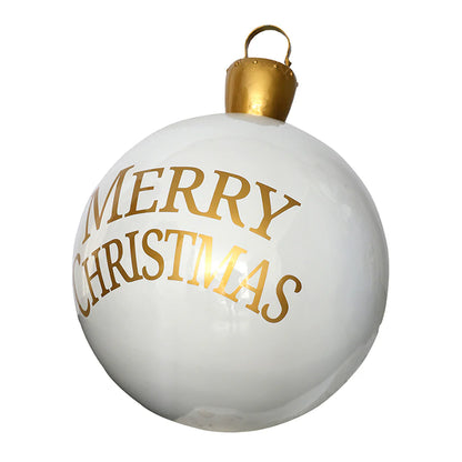 210" Ornament Resin Display - With Merry Christmas - White White- Merry Christmas — view 2
