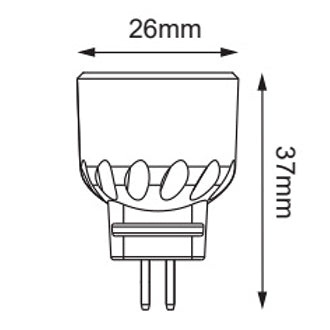MR8 LED Drop In Bulbs - 12 Volt - 2.5 W
