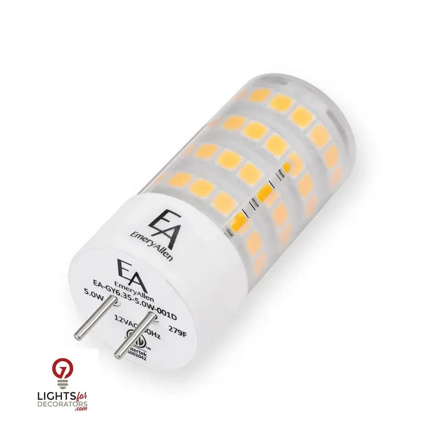5 Watt Emeryallen LED Gy6.35 Bi Pin Base 12V Lamp