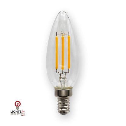 2 Watt Emeryallen LED Torpedo Shaped B10 (E12 Base) 120V Lamp — view 1