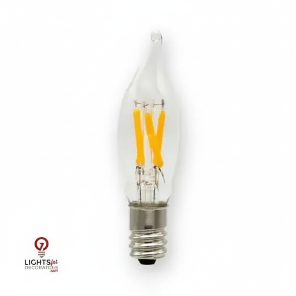 1.5 Watt Emeryallen LED Candle Shaped C6 (E12 Base) 120V Lamp — view 1