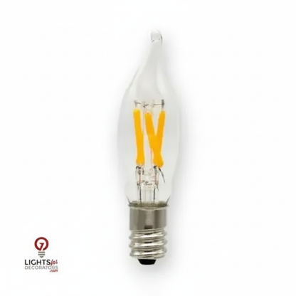 1.5 Watt Emeryallen LED Candle Shaped C6 (E12 Base) 120V Lamp — view 1