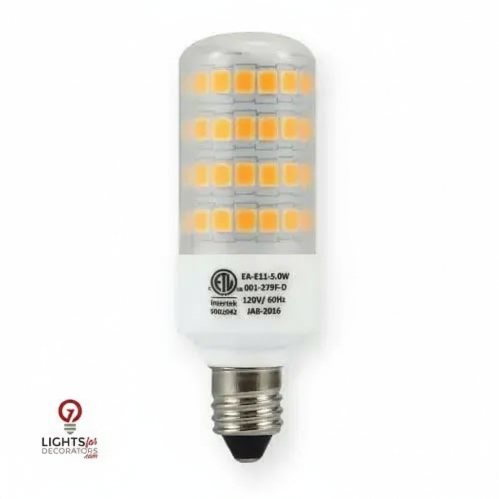 5 Watt Emeryallen LED Mini-Can Base (E11) 120V Lamp — view 2