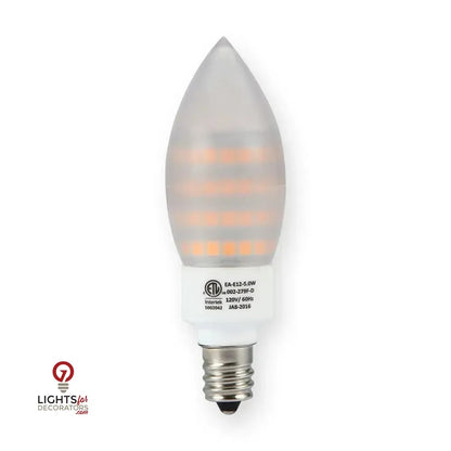 5 Watt Emeryallen LED Candelabra Base (E12) 120V Lamp — view 6