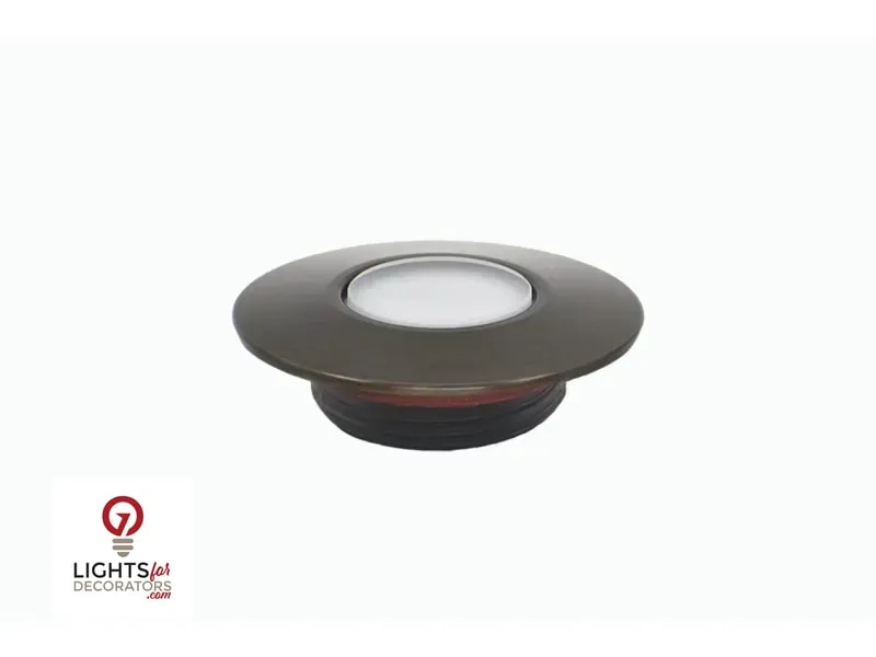 Lumien Nano Recessed Light Cap - Antique Brass (Round Flush)
