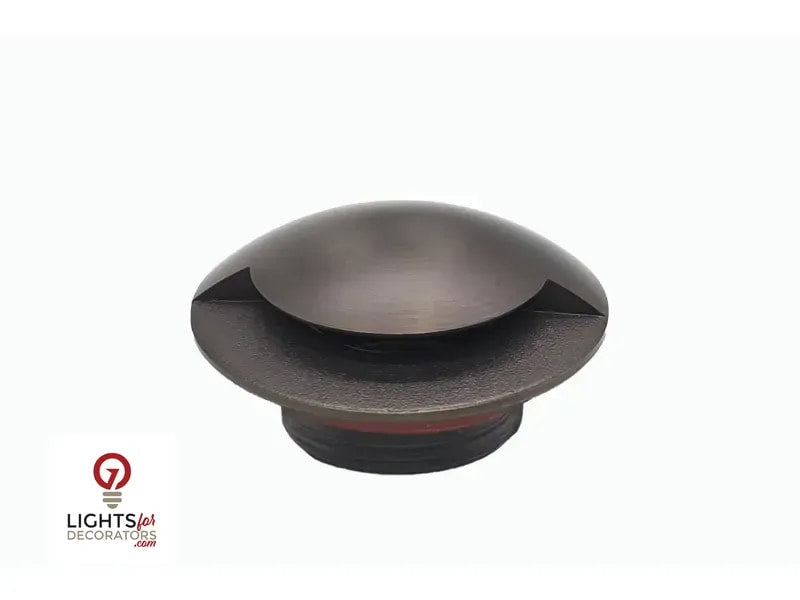 Lumien Nano Recessed Light Cap - Antique Brass (Round, 180 Degree)
