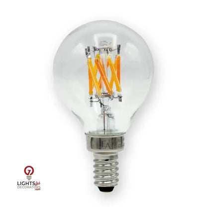 4 Watt Emeryallen LED G14 Globe E12 Base 120V Lamp — view 1