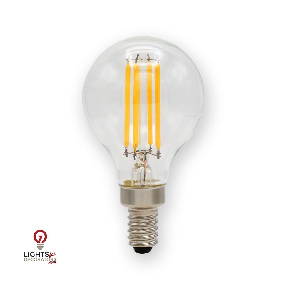 5 Watt Emeryallen LED G14 Globe E12 Base 120V Lamp — view 1