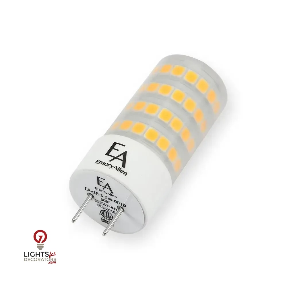 5 Watt Emeryallen LED G8 Bi Pin Base 120V Lamp — view 2