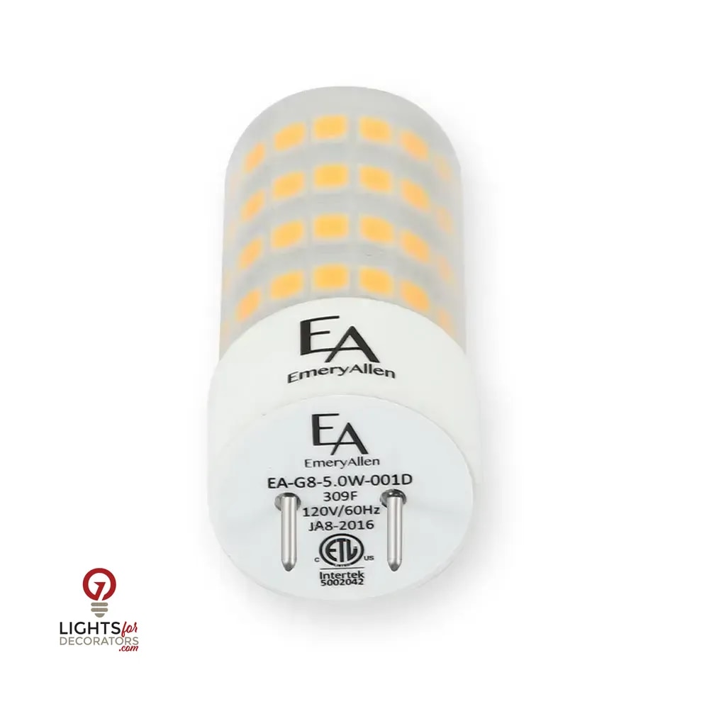 6 Watt Emeryallen LED G8 Bi Pin Base 120V Lamp — view 5