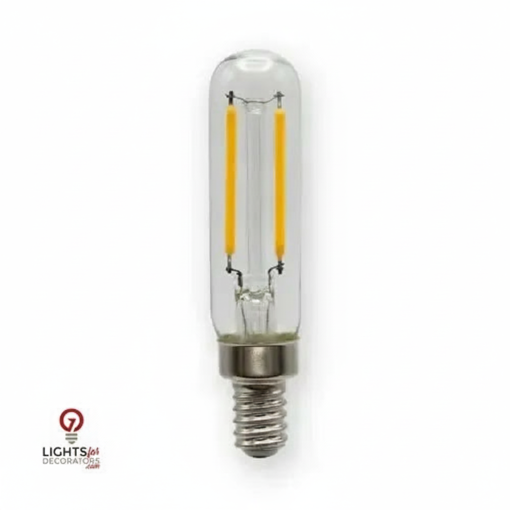 2 Watt Emeryallen LED Tubular T6 (E12 Base) 120V Lamp — view 1