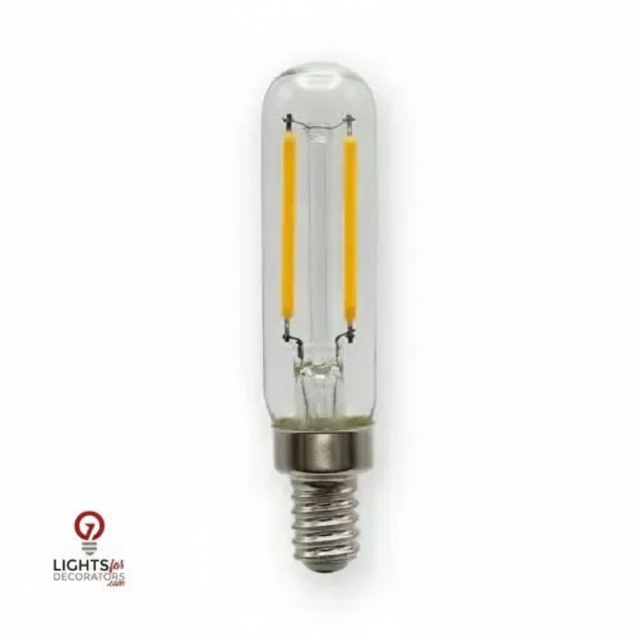 2 Watt Emeryallen LED Tubular T6 (E12 Base) 120V Lamp