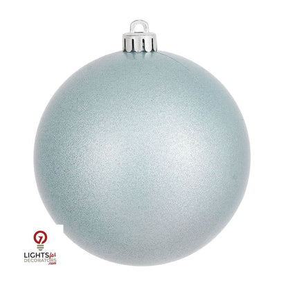 4" Shatterproof Ball Ornament - Baby Blue - Candy - UV Treated - Set of 6 4" (Set of 6)- Candy (UV) – Bag of 6 — view 1