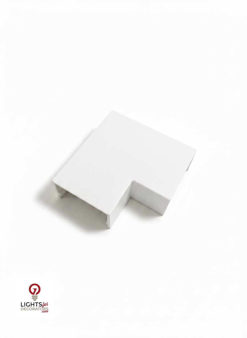 OMNI Double Track 90 Corner (Bag of 5) White — view 2