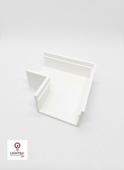 OMNI Double Track 90 Corner (Bag of 5) White — view 3