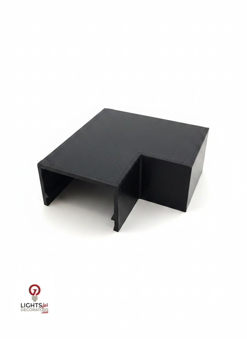 OMNI Double Track 90 Corner (Bag of 5) Black — view 1