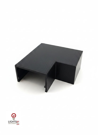 OMNI Double Track 90 Corner (Bag of 5) Black — view 1