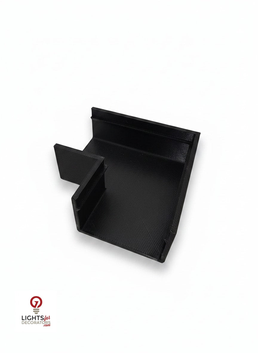 OMNI Double Track 90 Corner (Bag of 5) Black — view 2