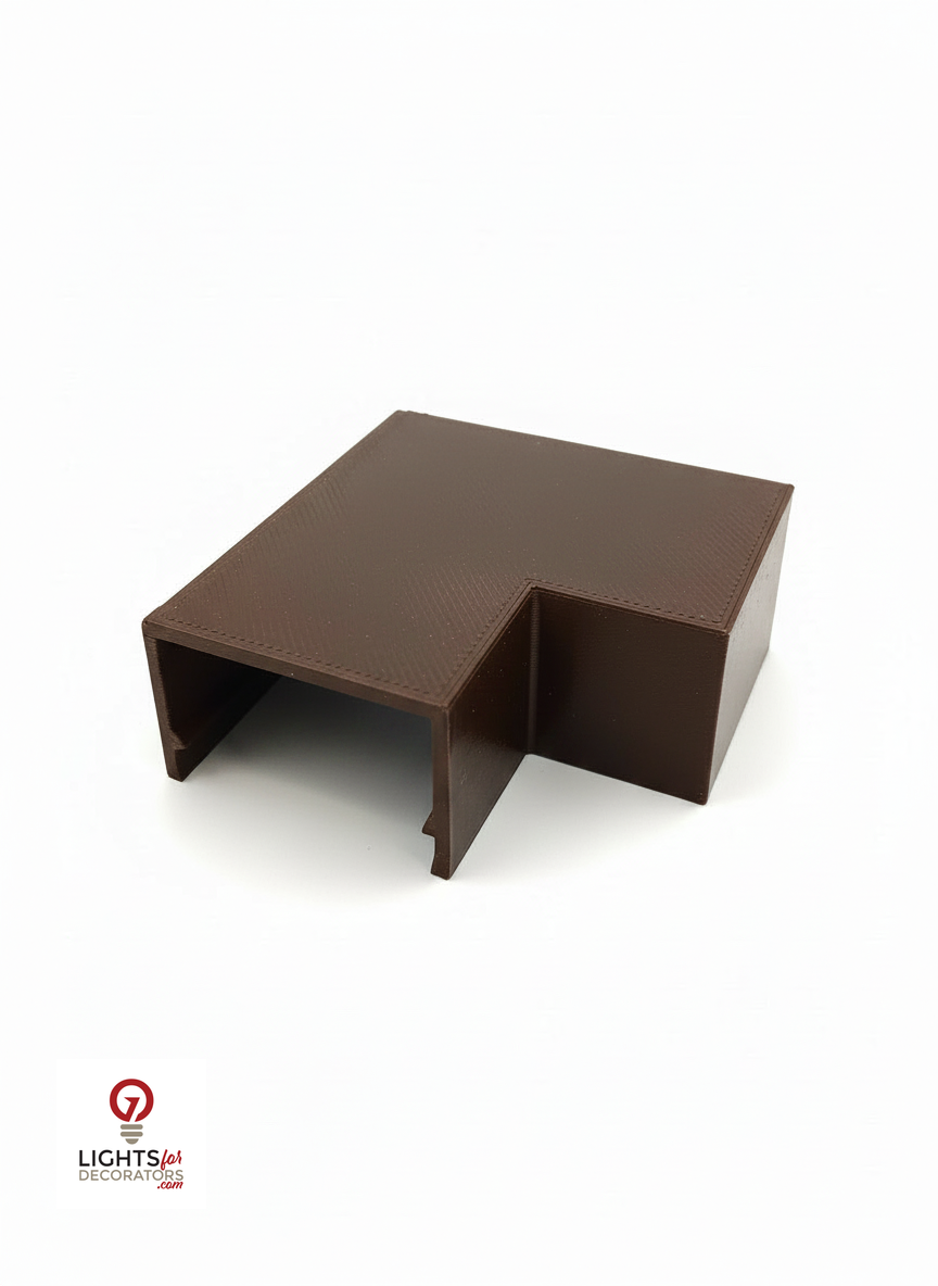 OMNI Double Track 90 Corner (Bag of 5) Dark Brown — view 1