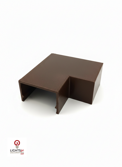 OMNI Double Track 90 Corner (Bag of 5) Dark Brown — view 1
