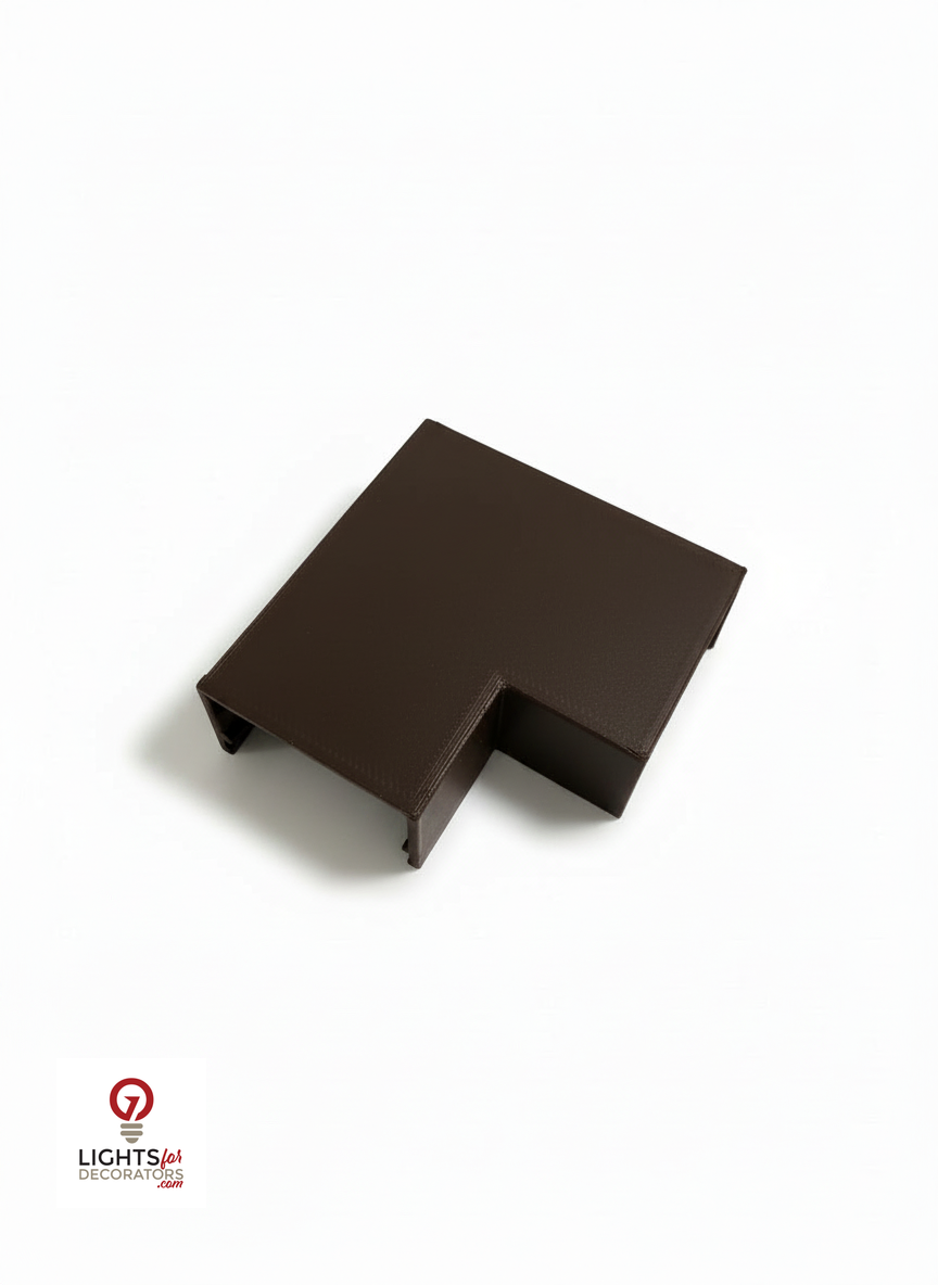 OMNI Double Track 90 Corner (Bag of 5) Dark Brown — view 3