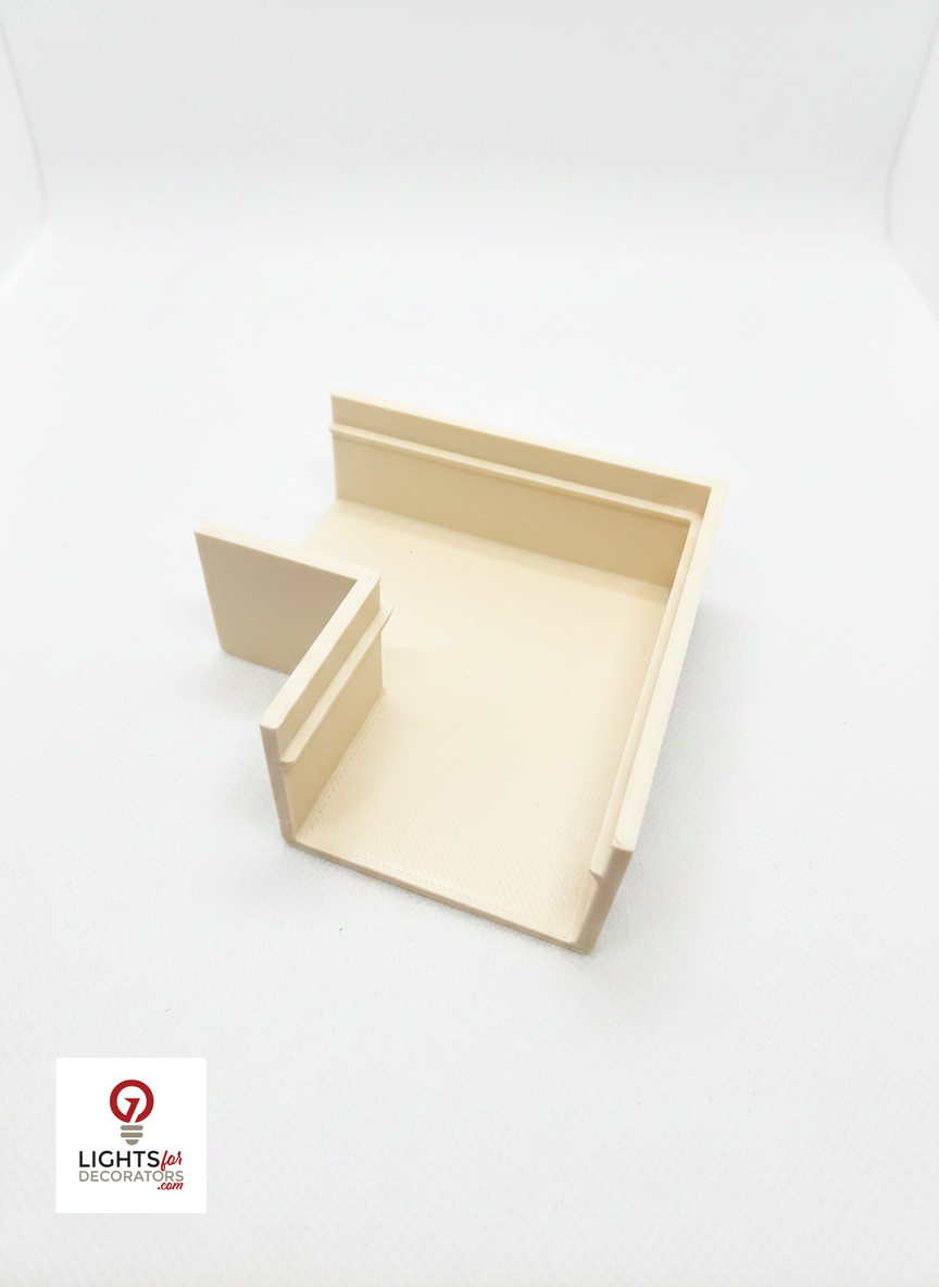 OMNI Double Track 90 Corner (Bag of 5) Cream — view 2