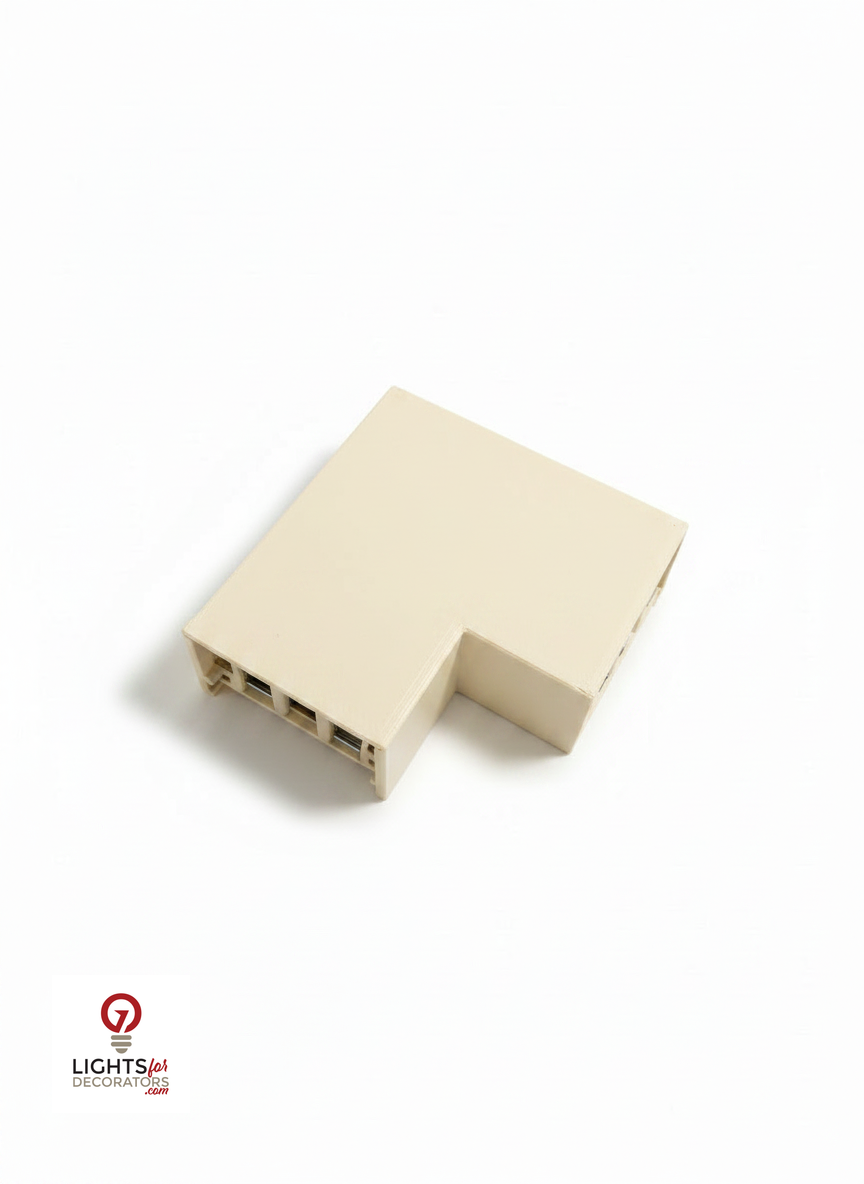 OMNI Double Track 90 Corner (Bag of 5) Cream — view 3