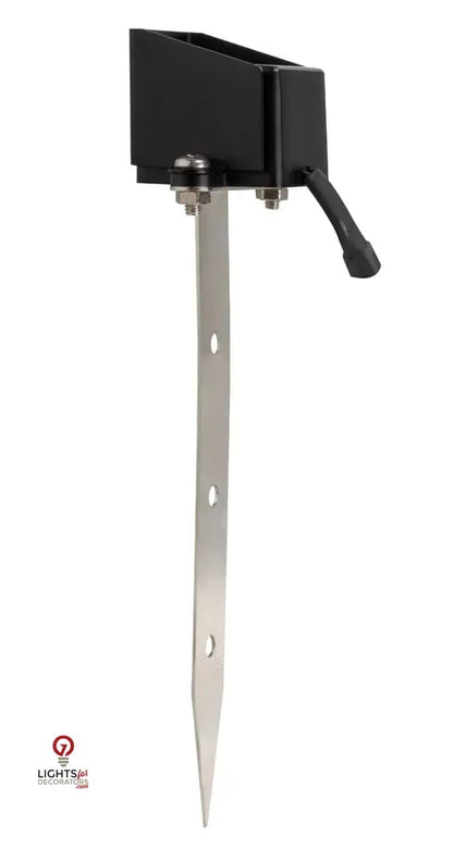 Brass RGB-WW Bluetooth LED Mini Stake Light, Brass Black, 1W-2W LED — view 3