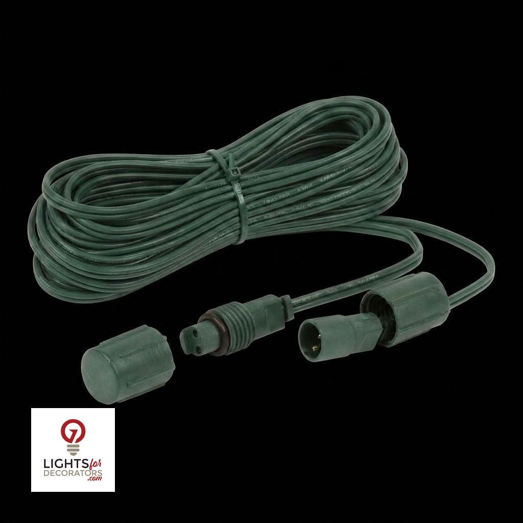 12' Green FestivePro Coaxial Extension 12'- Green — view 1