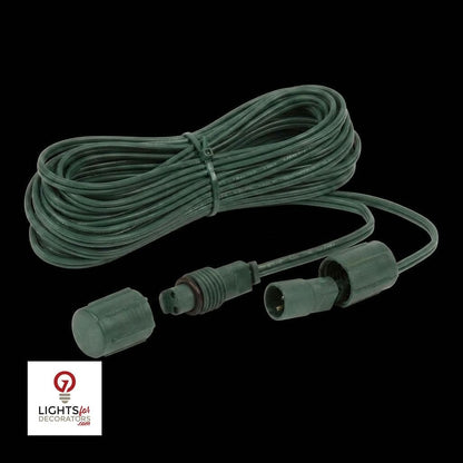 12' Green FestivePro Coaxial Extension 12'- Green — view 1
