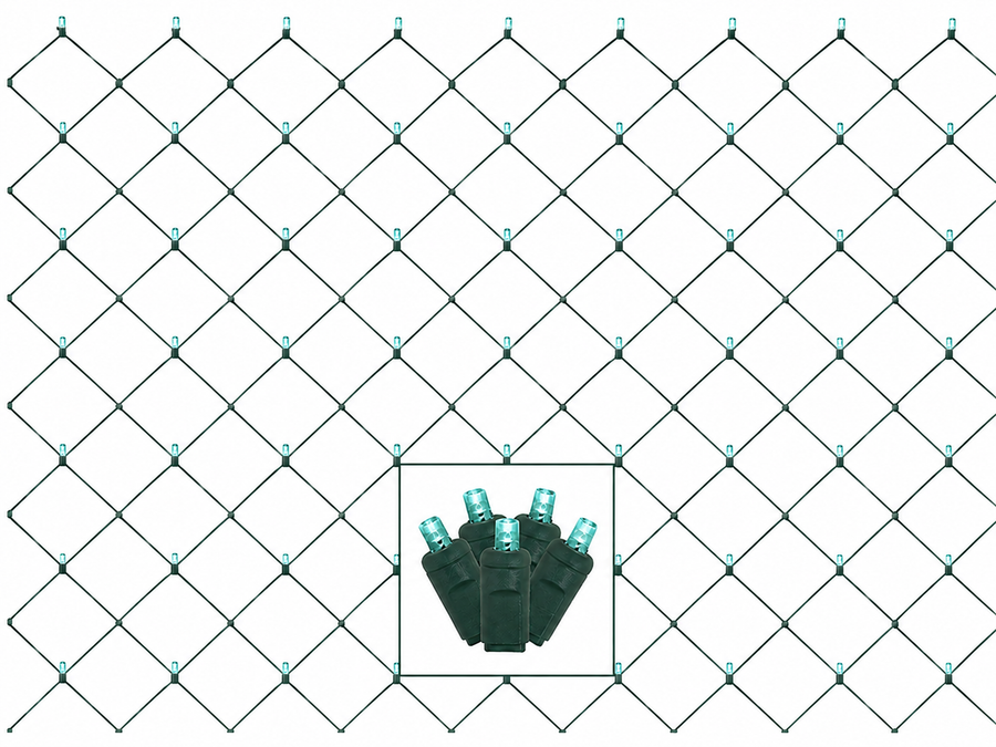 Teal Commercial 5MM LED Net Light - 120 Lights