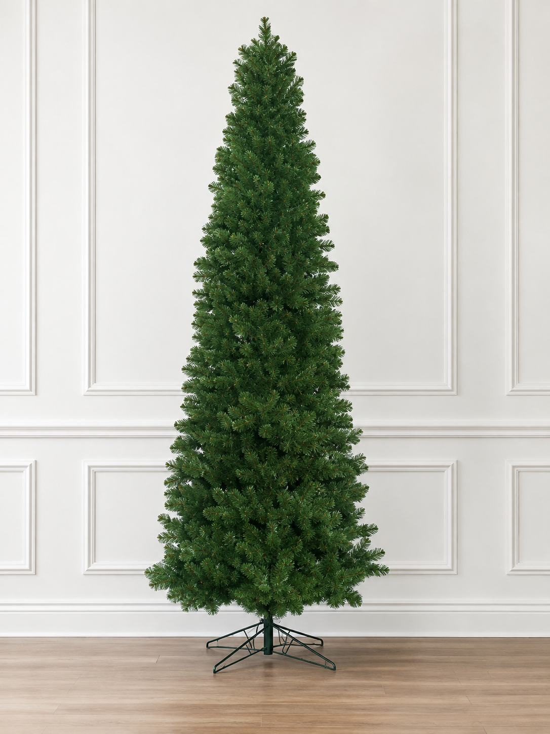 12'x 55" Oregon Slim Christmas Tree - 1,400 Warm White Lights — view 4