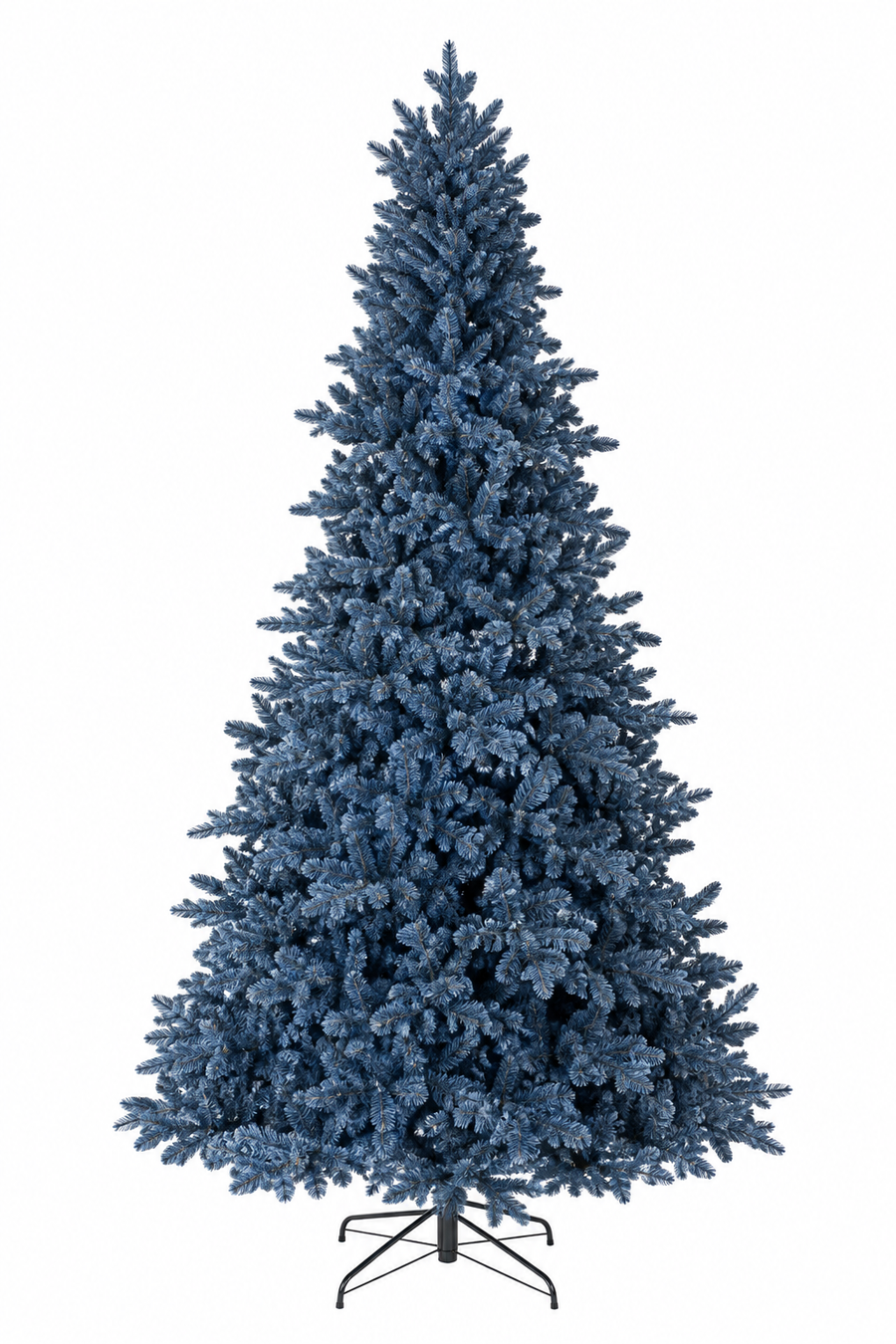 9' Christmas Tree - Blue Bavarian Spruce - Prelit Cool White LED