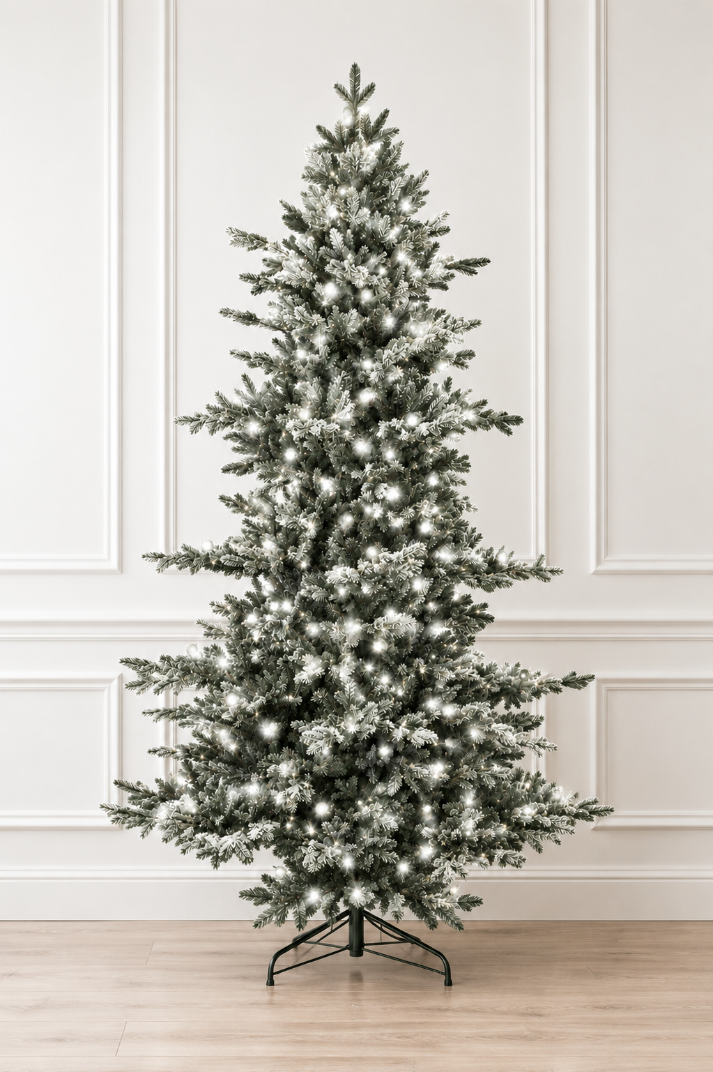 9' x 76" Candied Spruce Christmas Tree - 1,100 Warm White LED Lights + 112 G40 — view 2