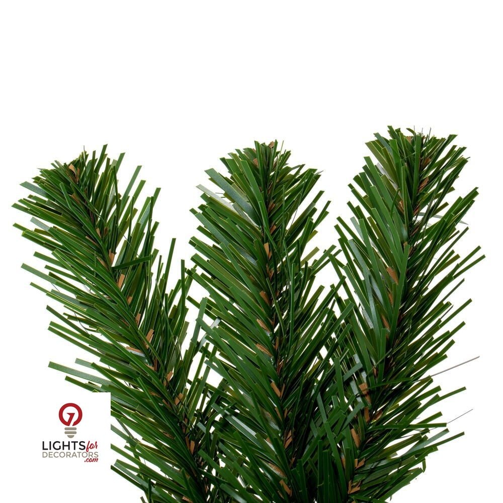 24" Unlit Deluxe Sequoia Fir Wreath — view 4