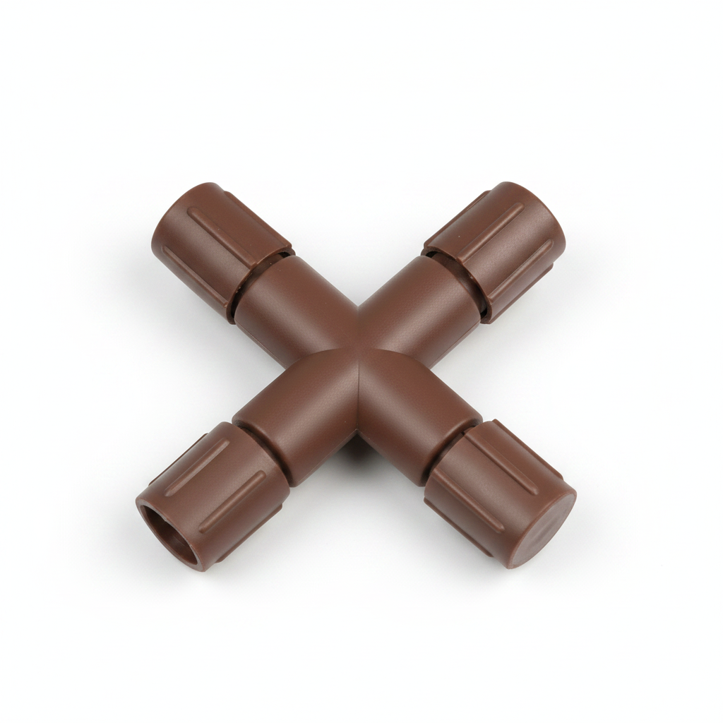 FestivePro 4-Way Coax Splitter - Brown — view 1
