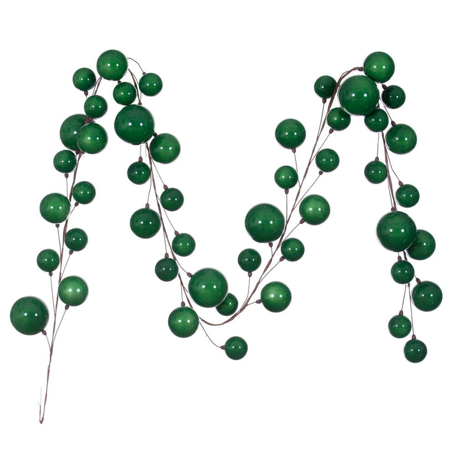 10' Ball Branch Garland - Green Green