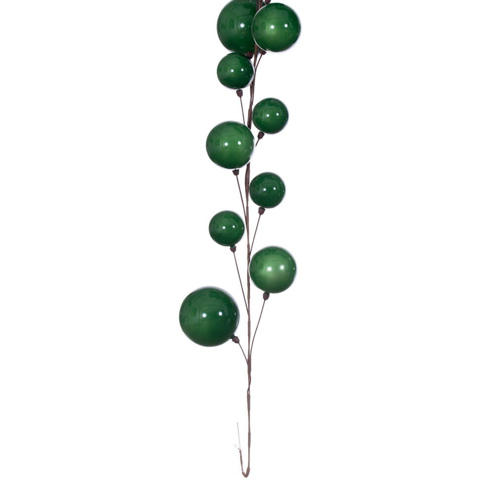 10' Ball Branch Garland - Green — view 4
